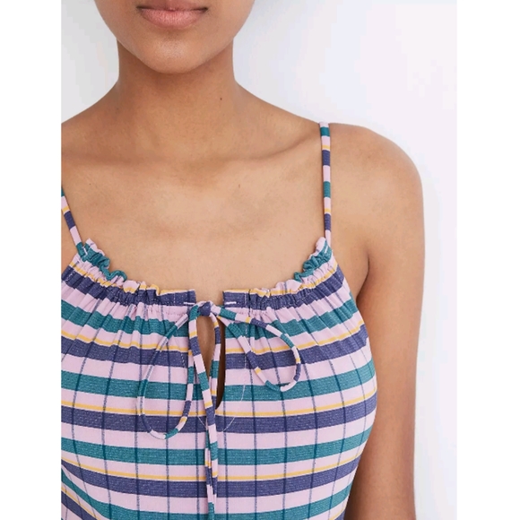 Madewell Second Wave Ruffle Drawstring One Piece - Picture 3 of 7